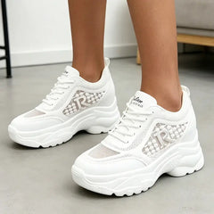 👟🍃Pantofi casual de vară cu design perforat și talpă groasă – moderni, respirabili și super confortabili