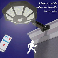 🏡✨Lampă stradală solară cu senzor de mișcare / Aplică inteligentă de exterior cu energie solară