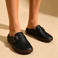 Colecția de Vară 2026 ✨ Saboți Casual din Piele Naturală 👡 Talpă de 3.5cm, Confort Absolut!