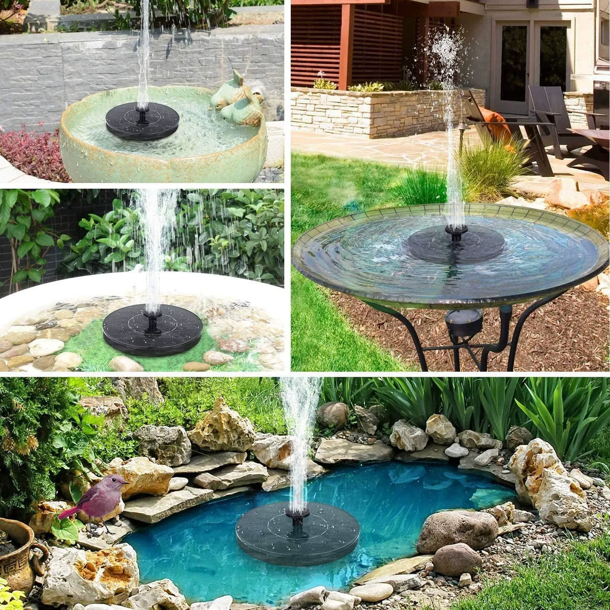 ⛲Συντριβάνι ηλιακής ενέργειας για εξωτερικούς χώρους