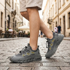 Pantofi Sport Bărbați din Plasă Respirabilă: Talpă Moale Anti-Șoc, Corectarea Posturii și Calmare Durere de Picioare