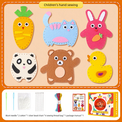 Kit de cusut DIY, lucrat manual, interesant pentru copii