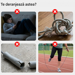 🏃🌈🌈 Coardă de sărit cu lumină LED pentru copii