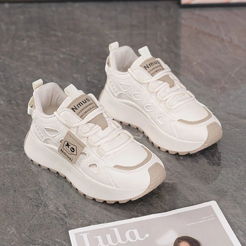 Pantofi Sport cu Talpă Groasă și Design Modern – Efect de Alungire a Picioarelor și Confort Sporit