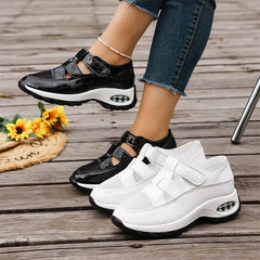 Sandale Sport de Vară cu Platformă și Pernă de Aer: Design Texturat, Închidere Velcro, Mărimi 36-43