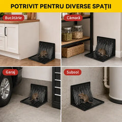 🐀【Set de 3 Bucăți】Capcane Adezive Puternice pentru Șoareci