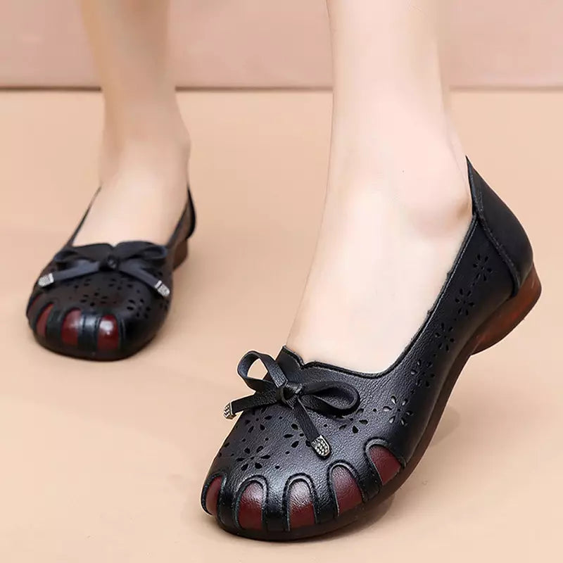 Pantofi din Piele pentru Mame: Talpă Moale Antiderapantă, Mărimi 35-41 ✨