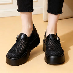 👡 sandale retro la modă cu plasă respirabilă și talpă groasă