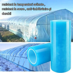 🌳【30cm x 10m】 bandă adezivă pentru repararea foliei de seră și a plasticului pentru legume 🌱 rezistentă și ușor de utilizat