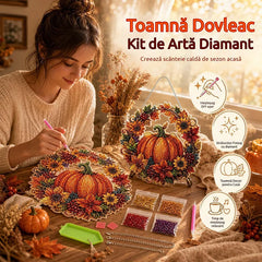 🎃💎Decorațiune suspendată cu dovleac, floarea-soarelui și aplicații strălucitoare