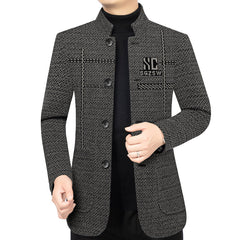 🔥 Reducere 60%! 🧥 Palton bărbătesc din lână cu căptușeală – gros și rezistent la vânt, alegerea perfectă pentru zilele reci ❄️