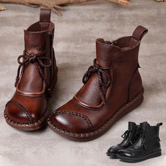 🔥【35-40】2025 Noua piele moale plus cizme calde din catifea