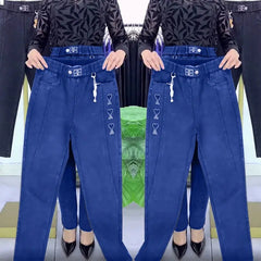 【M-5XL】Blugi elastici întăriți pentru femei