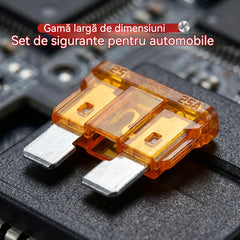 🔧⚡ 【120 bucăți + clește】Set Asortat de Siguranțe Auto – Toate Amperajele Într-o Singură Cutie de Organizare! 🚗🧰