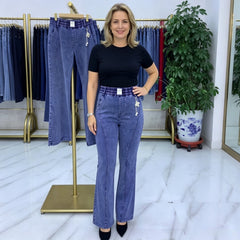 👖【calitate superioară】blugi damă la modă, cu talie înaltă și elasticitate ridicată