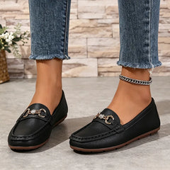👞【piele naturală de top îmbunătățită】pantofi casual plați cu talpă moale și design la modă
