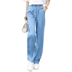👖Jeans damă tip Clopot cu Talie Înaltă și Țesătură Răcoroasă