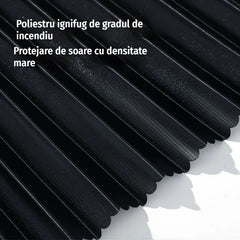 🚗【Set 4 bucăți】Perdele protecție solară cu șină glisantă pentru geamuri auto – izolează termic și protejează împotriva soarelui