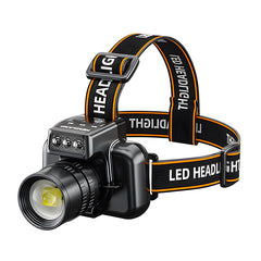 🔥Lanternă frontală nouă cu lumină puternică