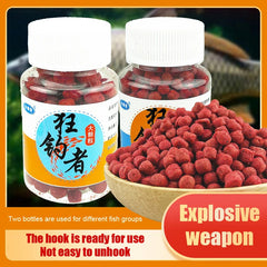 🎣【Captură rapidă】🔥【Cumperi 2 sticle, primești 2 gratis – 4 sticle în total】Pelete de momeală cu proteine animale proaspete