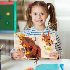 📕 3DEnciclopediePreistoricDinozauriCarte pop-up Enciclopedia Dinozaurilor