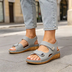 👡 Sandale cu platformă wedge și talpă moale ca pe nori