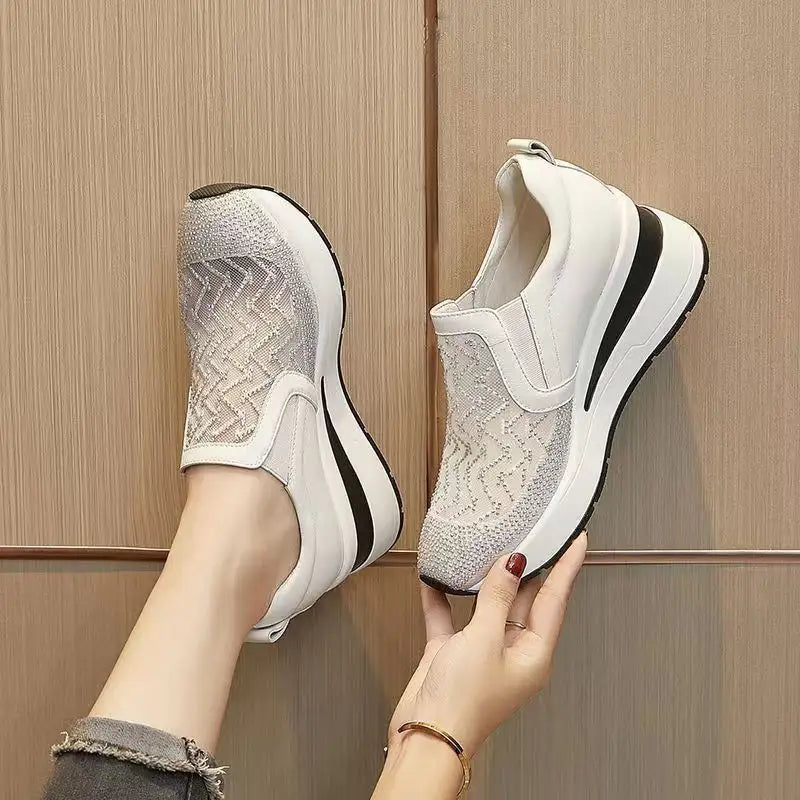 👟【piele naturală nou îmbunătățită】pantofi casual cu talpă groasă, moi și comozi