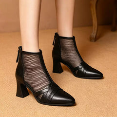 🖤👢【Design creat de designeri italieni】Botine moderne din piele naturală în stil luxury – elegante, rafinate și pline de personalitate