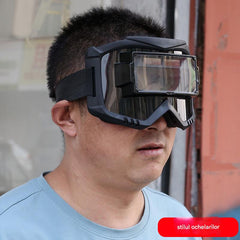 🔥Mască de sudură facială completă cu schimbare automată a luminii