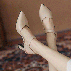 👠Κομψά μοντέρνα ψηλοτάκουνα με μυτερή μύτη✨