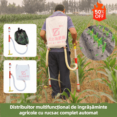 【🔥Promoție în ultima zi】【🔥Rucsac + Aplicator de îngrășământ】Dispozitiv automat de împrăștiere a îngrășămintelor agricole multifuncțional, tip rucsac