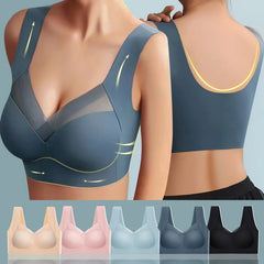 💥【Pachet de 3】【L-6XL】Sutien push-up de înaltă calitate, fără cusături, la modă și sexy, previne căderea
