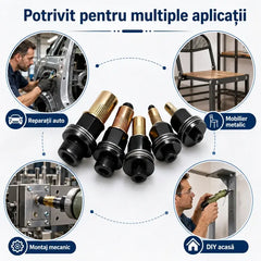 🛠️Set profesional de clește pentru piulițe nituibile——Transformă-ți bormașina în pistol de nituit