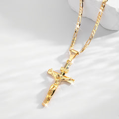 2 τεμάχιο✝️✨【Αγοράστε ένα, πάρτε ένα δωρεάν】✝️Κολιέ με Σταυρό του Ιησού