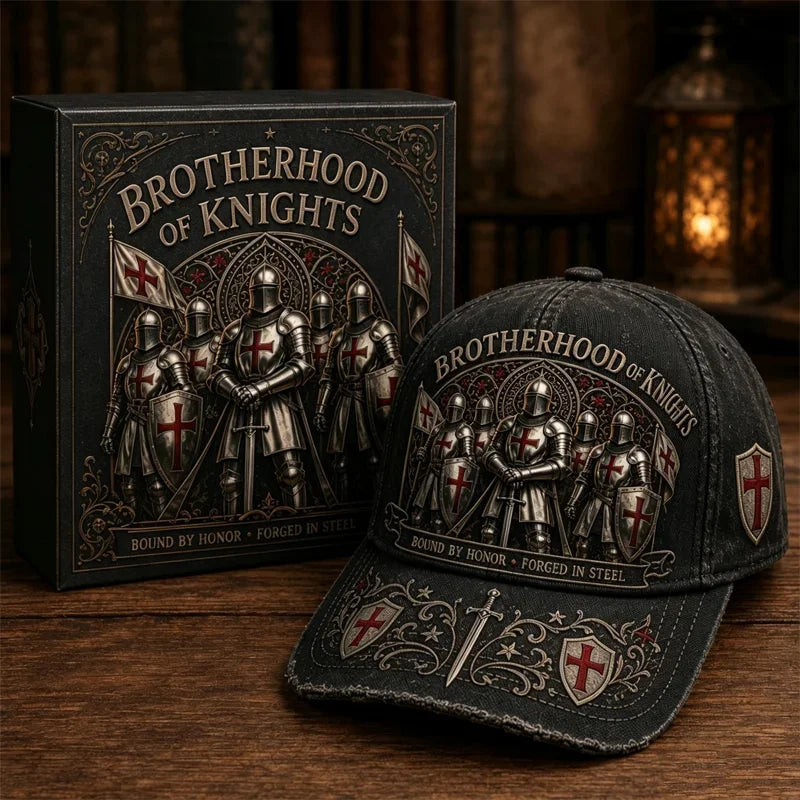 🧢Descoperă spiritul legendar al cavalerilor! Șapcă premium cu detalii 3D.