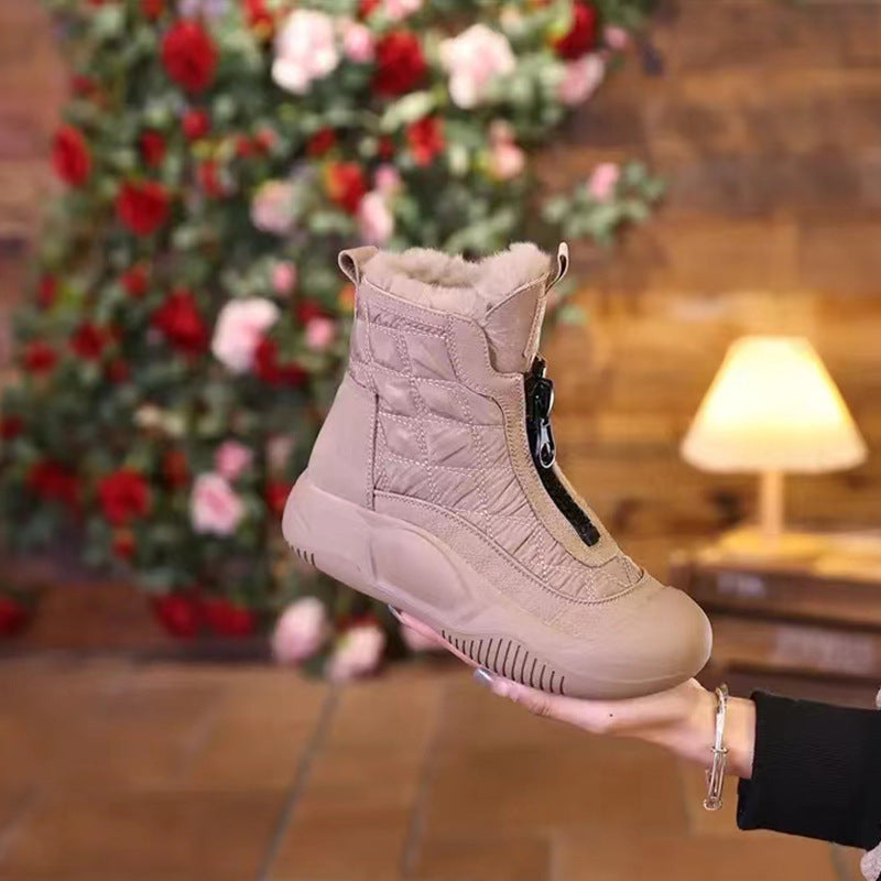 👢🔥【Πρόσφατα Αναβαθμισμένες】Χειμερινές Μοντέρνες Ζεστές Μπότες Χιονιού με Χοντρό Σόλα