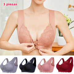 ✨ 【Cumperi 2, primești 1 gratis】Sutien sexy fără sârmă cu închidere frontală