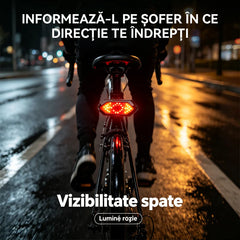 🛍️ Set Lumini Bicicletă Profesional 2026: Far Aluminiu Dual T6 + Stop Spate ✨ 1000 Lumeni, Rază 200m | 6 Moduri de Iluminare, Încărcare USB, Rezistent la Apă