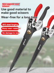 🐏✂️Foarfecă manuală mare pentru lână de primăvară