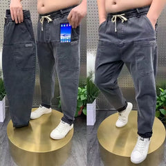 【S-5XL】Blugi elastici pentru bărbați de mărime plus cu un plus de grăsime