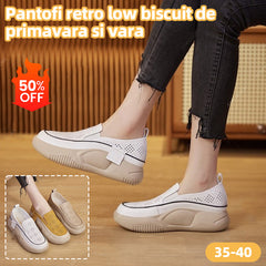 👟🎇【foarte recomandați!】pantofi casual retro, la modă, cu talpă moale și efect de înălțare