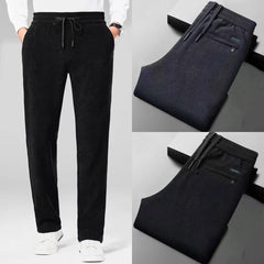 Pantaloni lungi casual pentru bărbați, din catifea reiată, confortabili și ușor de asortat