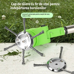 🧰🔥【Cumperi 1, primești 1 gratis】🔥 Cap de tăiere cu fir de oțel pentru îndepărtarea buruienilor – accesoriu pentru motocoasă / mașină de tuns iarba
