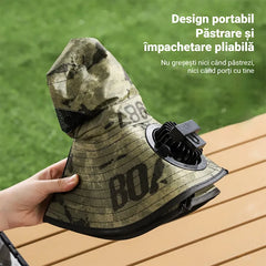 ☀️🧢Pălărie tip pescar cu ventilator solar — protecție solară, umbrire și design pliabil pentru depozitare ușoară 💨