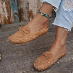Papuci Mocasini Retro din Piele Moale: Flexibilitate Extremă contra Oboselii, Design Perforat, Mărimi 36-43