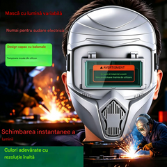 Mască de sudură complet automată cu lumină variabilă