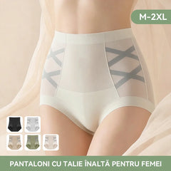 🩲【Set de 6 Bucăți】Chiloți bumbac pur antibacterieni, modelatori pentru abdomen