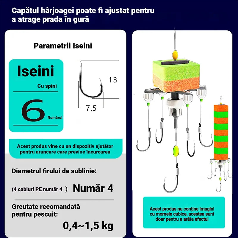 2026 Giant Fish Buster ✨ Montură nouă cu cârlig cu rabat, anti-încurcare, îmbunătățită 🎣 Cumpără unul, primești unul gratuit, special concepută pentru crap argintiu/crap mare cu randament ridicat!