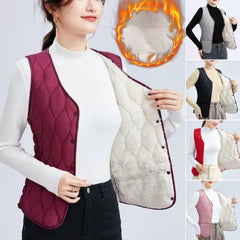💟50% OFF🔥【Απαραίτητο Φθινόπωρο/Χειμώνας】Ελαφρύ, ζεστό αμάνικο γιλέκο