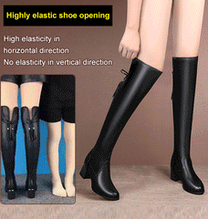 👢【35-41】Cizme de butoi lungi super elastice
